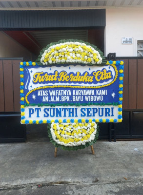 Papan Bunga Duka di Banua Lima