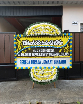 Papan Bunga Duka di Banua Lima