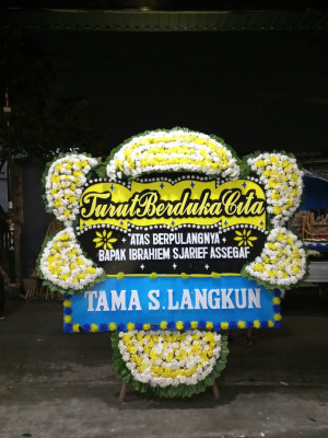 Papan Bunga Duka di Banua Lima